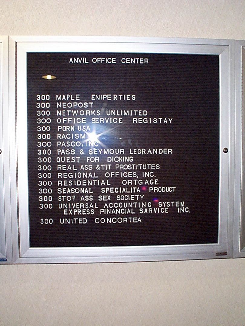 Office sign